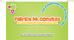Desktop Screenshot of fabricadeconvites.com