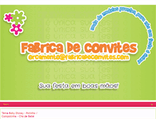 Tablet Screenshot of fabricadeconvites.com
